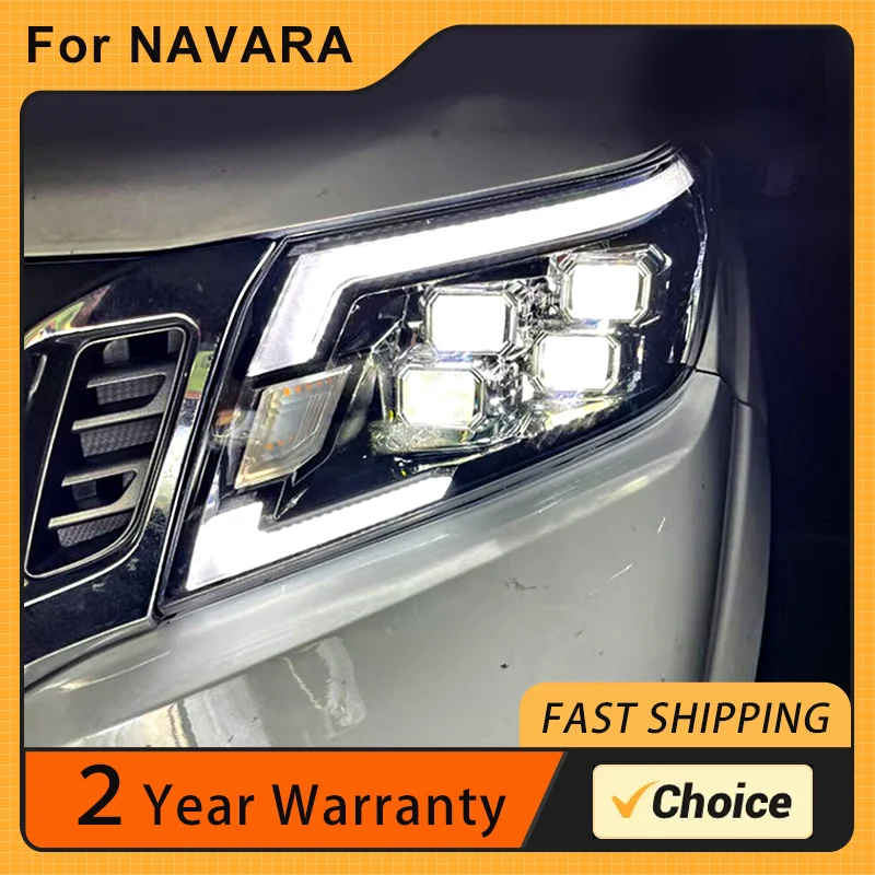 

Car Head Lamps for Navara Headlights 2014-2021 NP300 Frontier LED Headlight Signal DRL LED Projector Auto Accessories LHD RHD