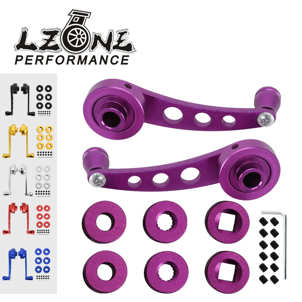 

2 шт. универсальный автомобильный ручной подъемник окон, кривошипная ручка из алюминиевого сплава, подъемник для намотки, сменные автомобильные аксессуары