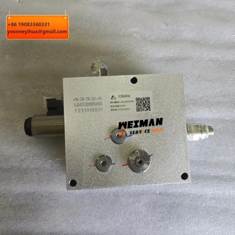 

Loader Parts 4120005465 Valve For L989F Wheel Loader