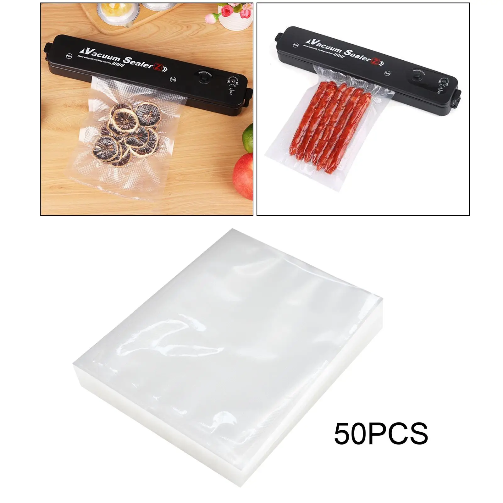 Vacuum Sealer Machine Electric Power Source Sous Vide Chamber Handheld Food Sealing Plastic Vacuum Sealer EU Plug