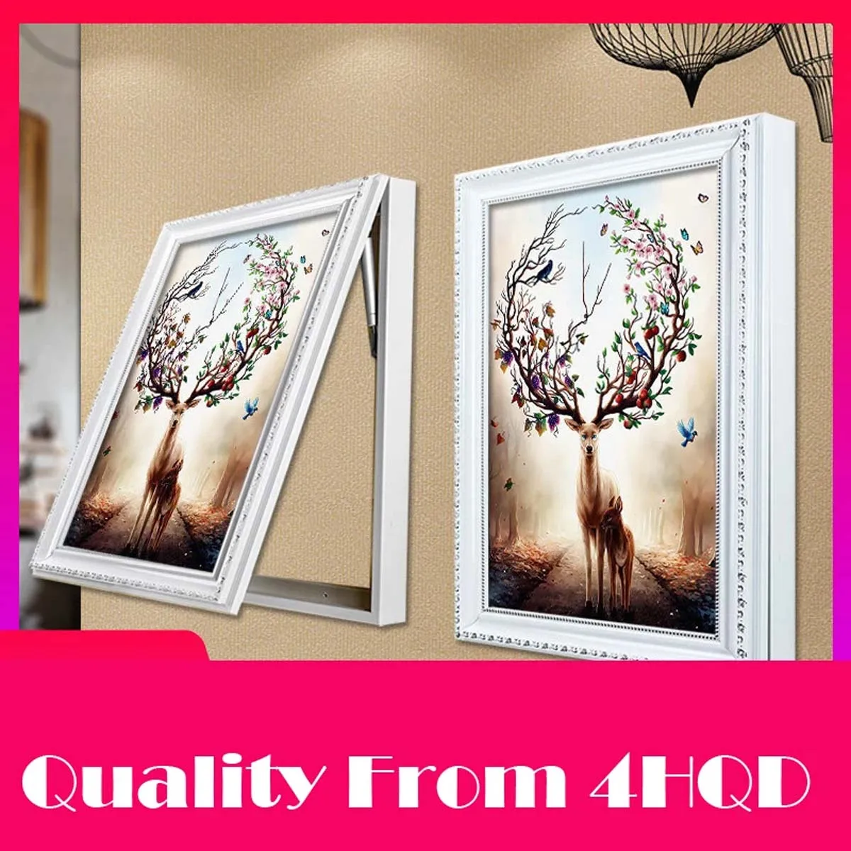 Vertical version of the occlusion power box hide the distribution box decorative painting left and right push  Nordic painting