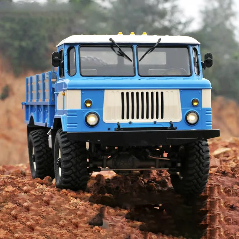 CROSSRC GC4 1/10 التحكم عن بعد GAZ66 هارد شل بطاقة عسكرية محاكاة تسلق سيارة 4wd اثنين سرعة نموذج سيارة لعبة