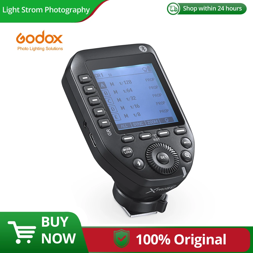 

Godox XPROII Trigger XPROII-L XPROII-C XPROII-N XPROII-S XPROII-F TTL HSS LCD Screen Transmitter for Leica Canon Nikon Camera