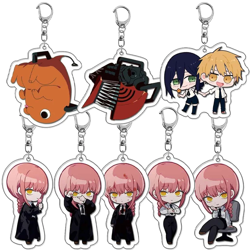 

Anime Cartoon Chainsaw Man Pochita Denji Q Version Acrylic Keychain Fashion Cute Backpack Charm Pendant Accessories Ornaments
