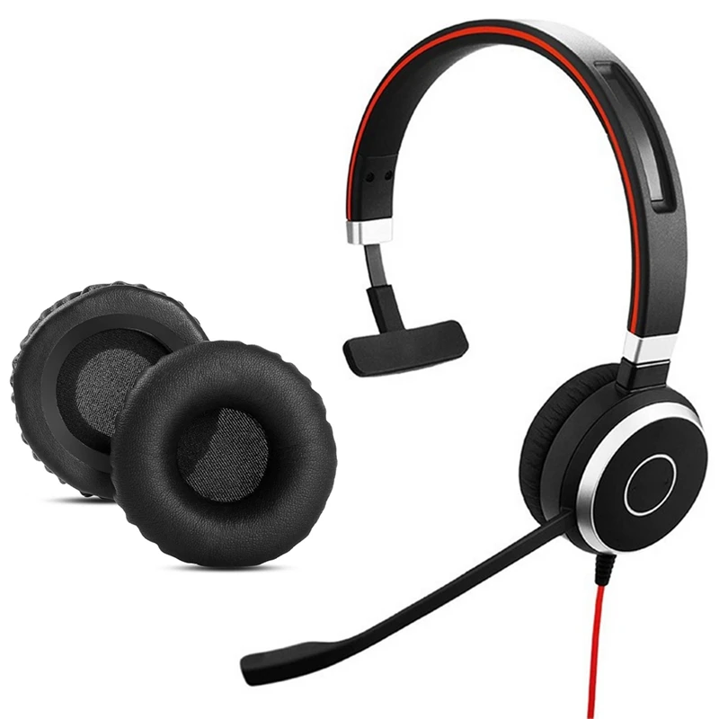 多機能ヘッドフォンカバー,耳カップ,取り付けが簡単,jabra pro 920, 930, 935, 9450, 9460, 9465, 9470, 2個セット