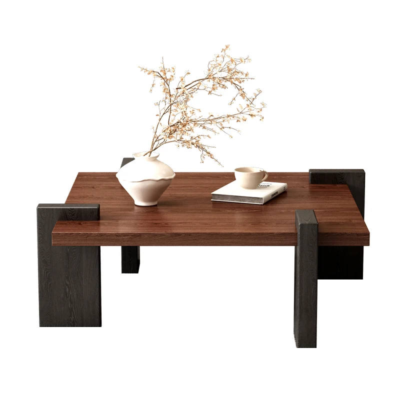 Rechteckiger Couchtisch aus Holz für Esszimmer, gelegentlicher nordischer Couchtisch, luxuriöse abstrakte Mitte, Mesinha Para Sala, moderne Möbel