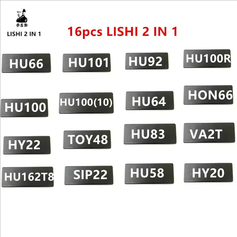 LISHI 2 IN 1 For USA market TOY43 TOY47 B111 NSN14 HON66 HU101 HU92 HU64 HY15 TOY48 MAZ24 FO38 CY24 TOY43R Locksmith Tools
