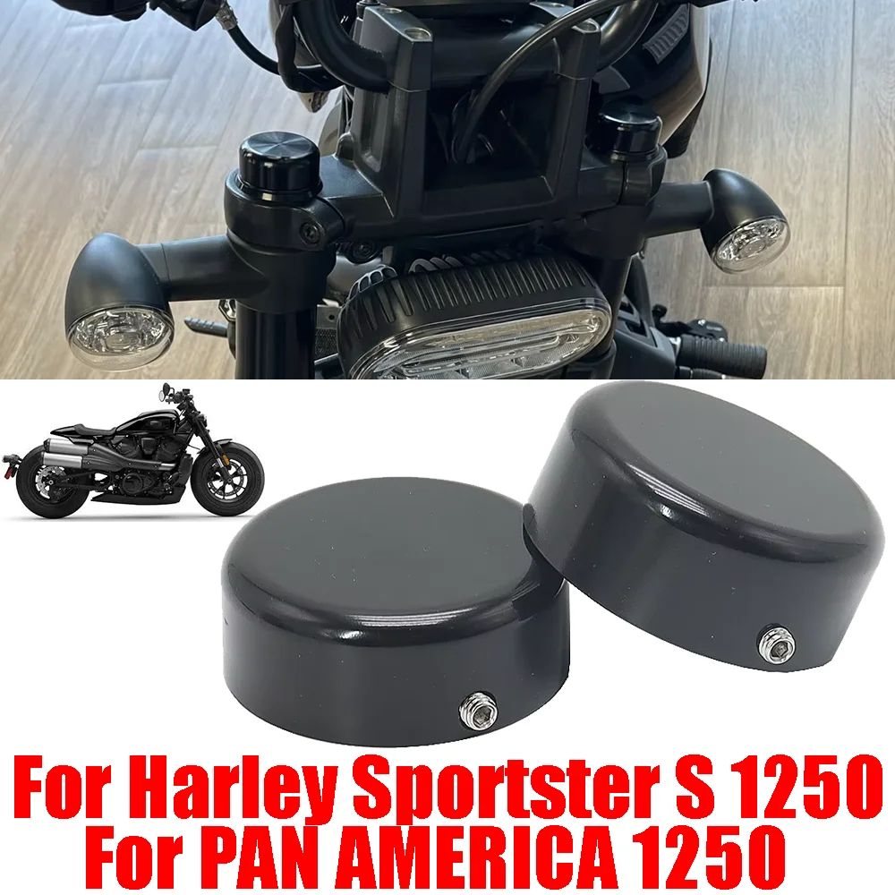 For Harley Sportster S 1250 RH1250 S PAN AMERICA 1250 S PA1250 Motorcycle Accessories Front Upper Fork Stem Covers Nut Cover