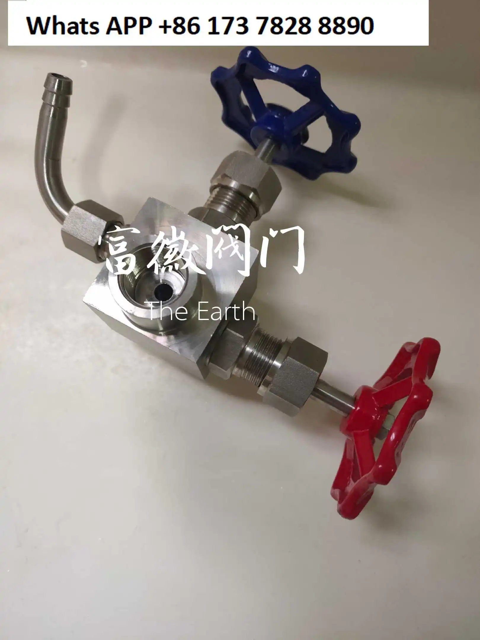 

High sealing pressure gauge sampling stop valve GMJ11F/H-320P tee