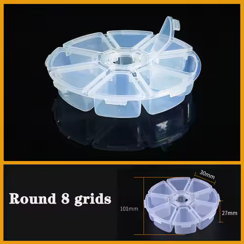 Transparent Plastic box Screw Compartment Box Jewelry Earring Display Case Container Clear Terminal Organizer Tool Storage boxes - Image 12