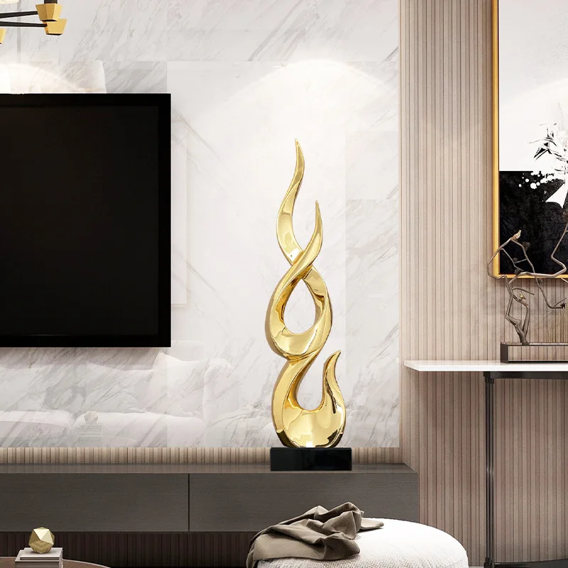 Office Entrance Hotel TV Cabinet Living Room Simple Light Luxury Decorative Crafts