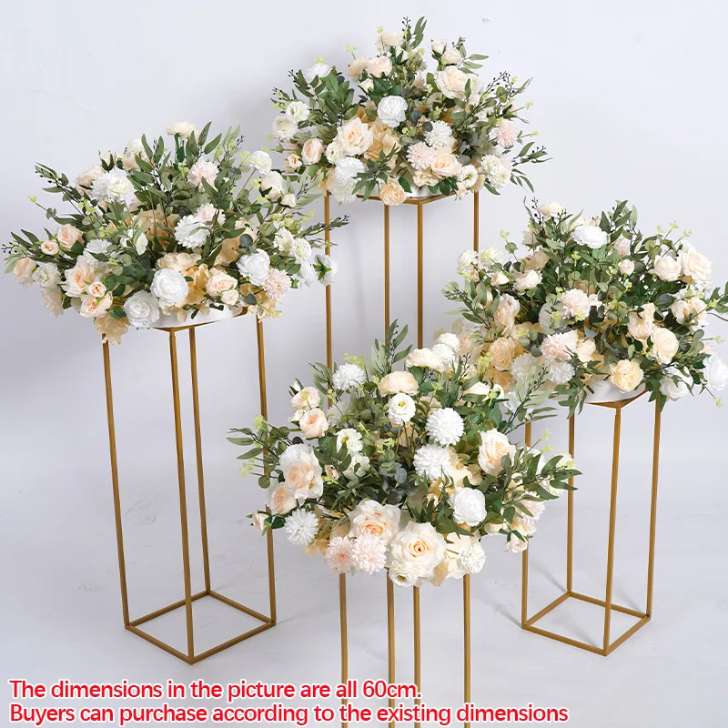 Maßgefertigter 60CM Künstlicher Rosenball für Hochzeitsdekoration, Hotel-Bankettsaal-Deko, Bühnenrequisiten, Eukalyptus-Blumenarrangement – Detail 7