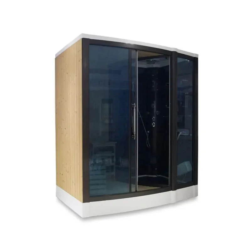 2026 High-end Design Sauna Steam Room Combination,indoor Wooden Infrared Sauna Bath Room