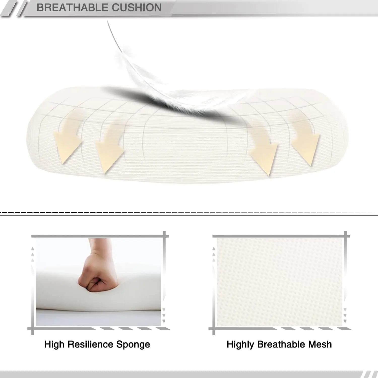 Sedia da ufficio ergonomica in rete con poggiapiedi sedia da scrivania per ufficio a casa con poggiatesta e schienale 90