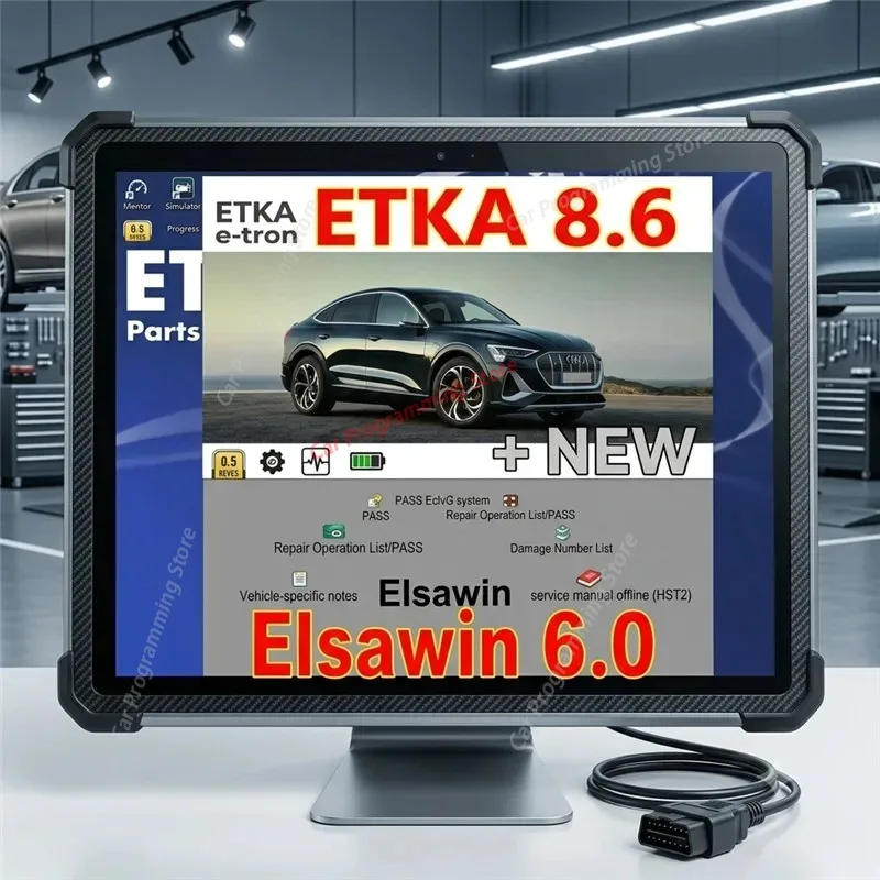 2026 hot Elsawin 6.0+ETKA 8.5/8.6 Auto Repair Car Software Group Vehicles Electronic Parts Catalog For V/W+AU//DI+SE//AT+SKO//DA