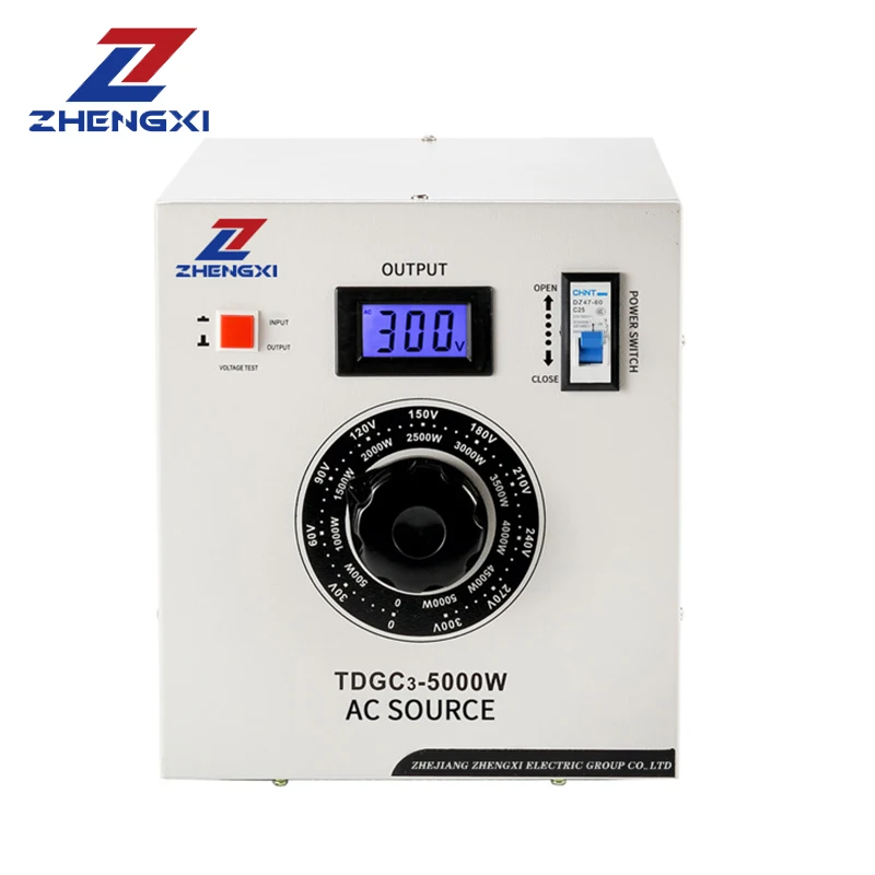 

TDGC3-5000VA 220VAC 5000W Single-Phase LCD Servo Adjustable Voltage Stabilizer Regulator For SVC 50Hz Frequency