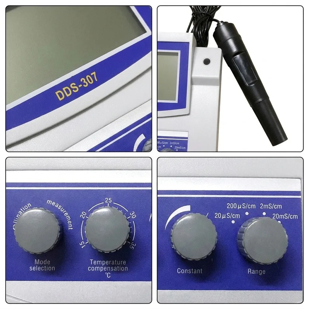 For Routine Laboratory Use DDS-307 Conductivity Meter Reliable Long Term Testing Data White ABS Material Construction