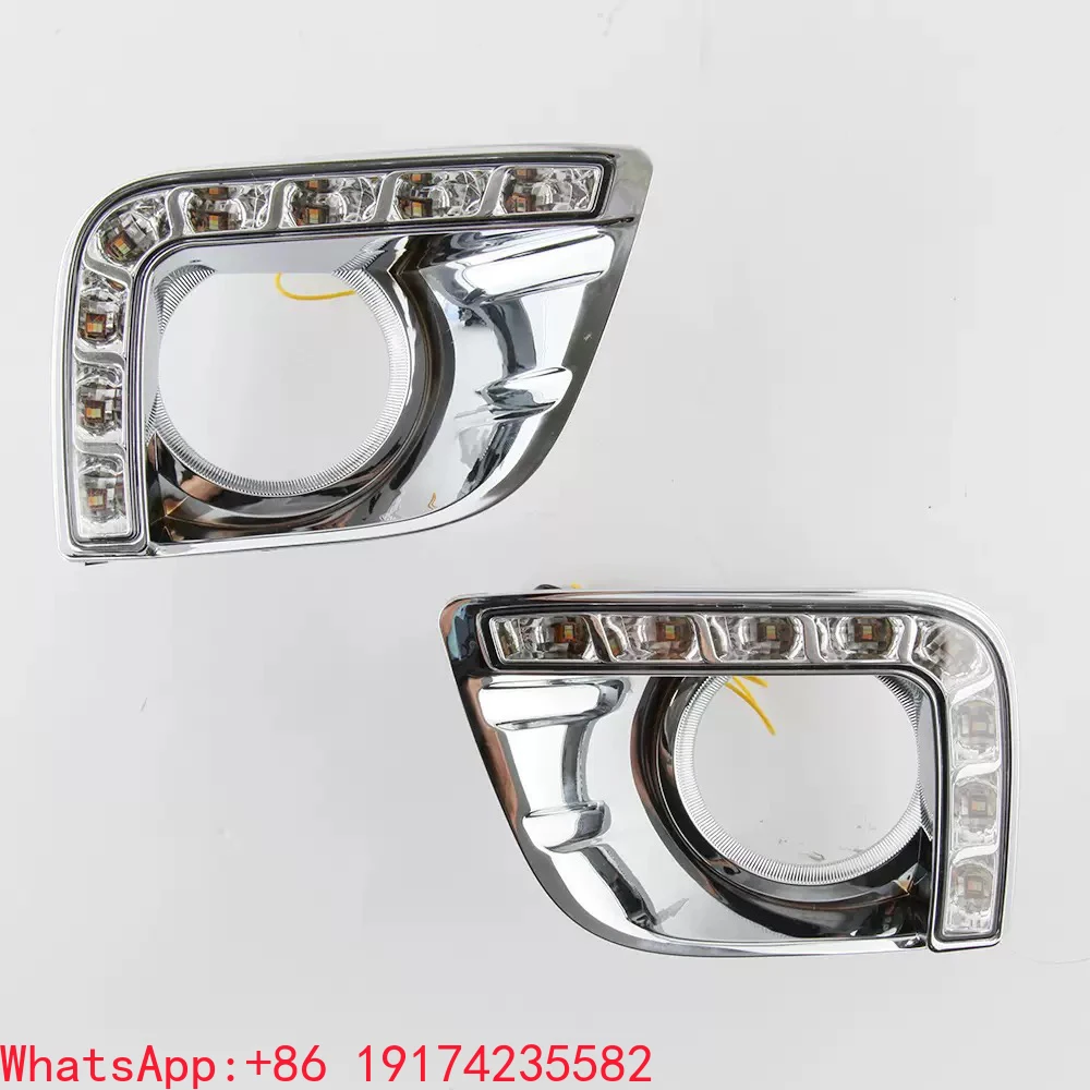 

Led Daytime Running Lights for Toyota Land Cruiser Prado FJ150 2011-2014 Flowing Light Turning Fog Lamp Case