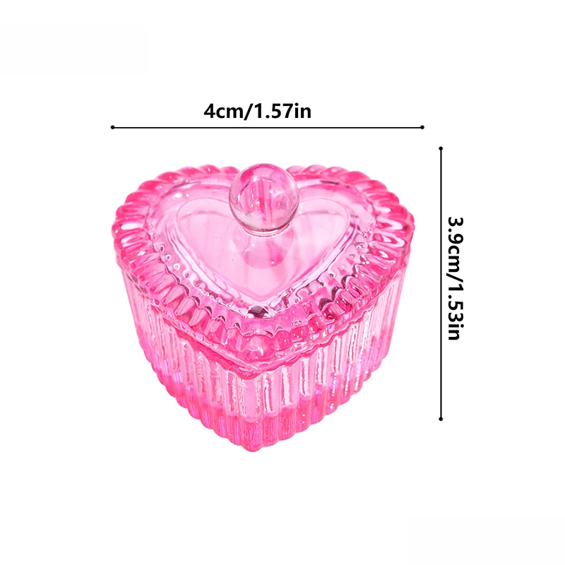 Aurora Colorato Nail Art Spazzola di vetro Pulizia Tazza di vetro Polvere di cristallo Piatto di lavaggio Penna Ciotola con coperchio Supporto per manicure Strumento per salone