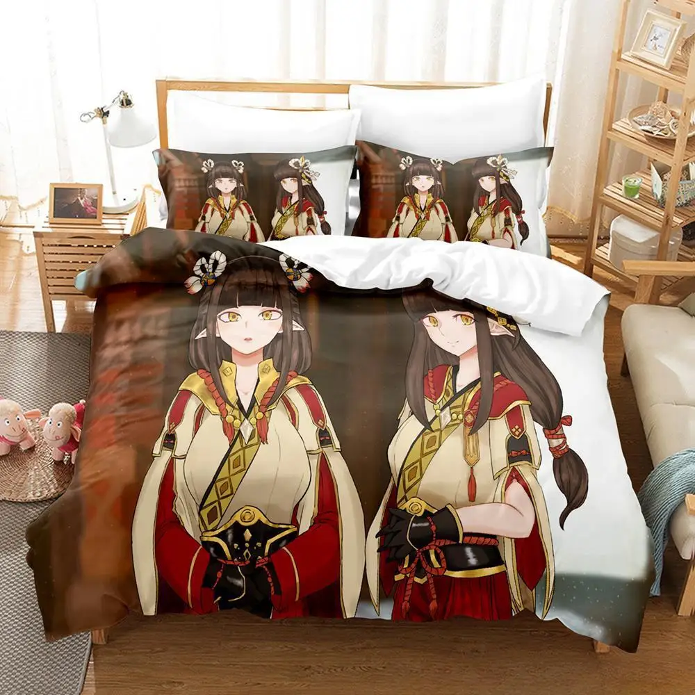 

New Hinoa Minoto Bedding Set Single Twin Full Queen King Size Bed Set Adult Kid Bedroom Duvet cover Sets 3D Print Anime Game Bed