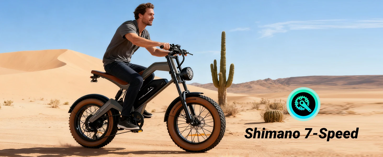 EU Warehouse 20Inch 1500W 15.6Ah Long Range Fat Tire City Road EV ET Dirt Mountain E Electric Dirtbike Bike Bicycle for Adult