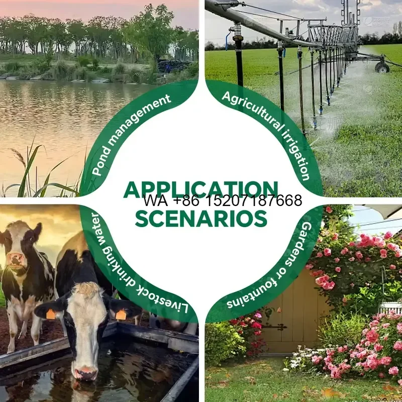 Wmwmnu for Dayu 1500W 2HP 4 Inch Solar Submersible Deep Well Water Pump Centrifugal Agricultural Irrigation Pump for Farm