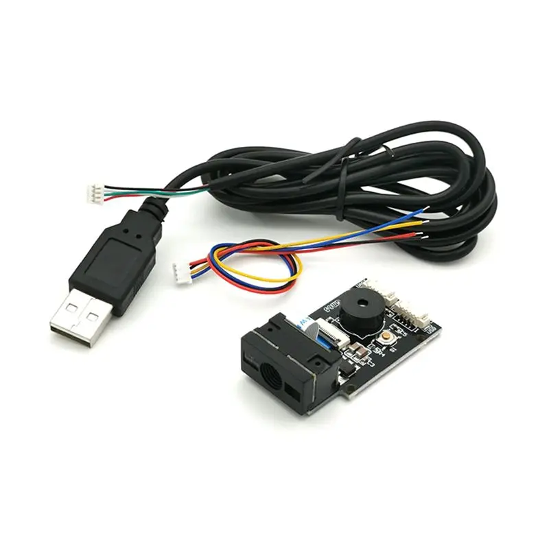 A13E-GM651D 2D QR Code Image Barcode Identification Module Scanner Scanning Embedded Bar Code Reader Module With Cable