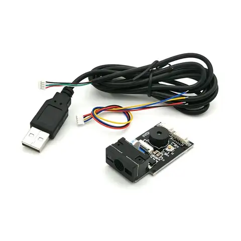 A13E-GM651D 2D QR Code Image Barcode Identification Module Scanner Scanning Embedded Bar Code Reader Module With Cable