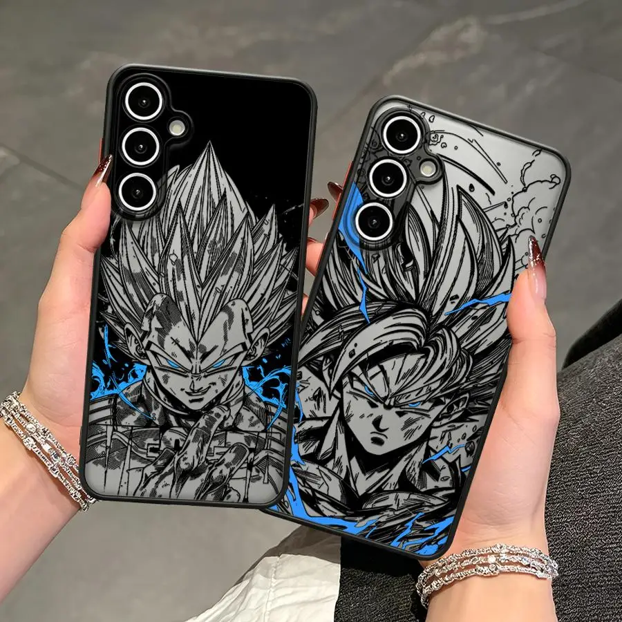 Dragons Ball Goku Vegeta Phone Cover Case for Samsung Galaxy A52S A72 A16 A15 A35 A54 A73 A33 A34 A36 A53 A56 A55 A14 A23 A17