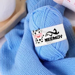 25g Neemoy New 4-strand Combed Milk Cotton Wool Ball Doll Blanket Hook Shoes Crochet Material Bag Wool Manual Weaving