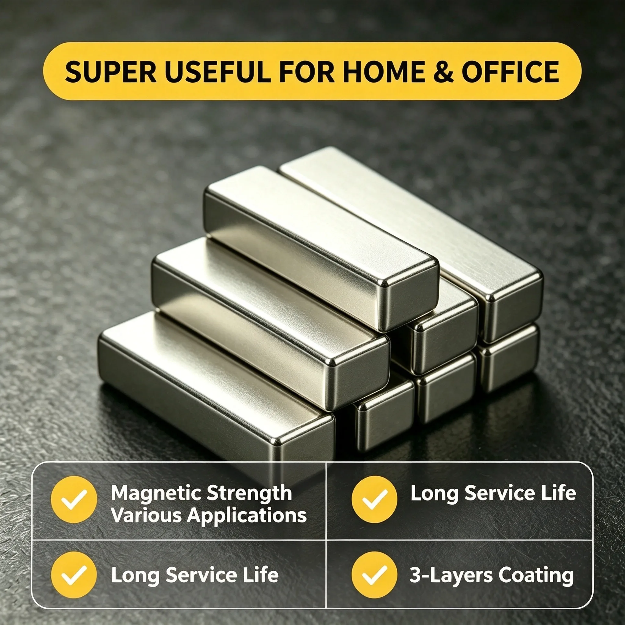 15x3x2mm N35 Rectangular Block Neodymium Magnet Super Powerful Permanent NdFeB Rare Earth Magnetic Magnets 15x3x2mm