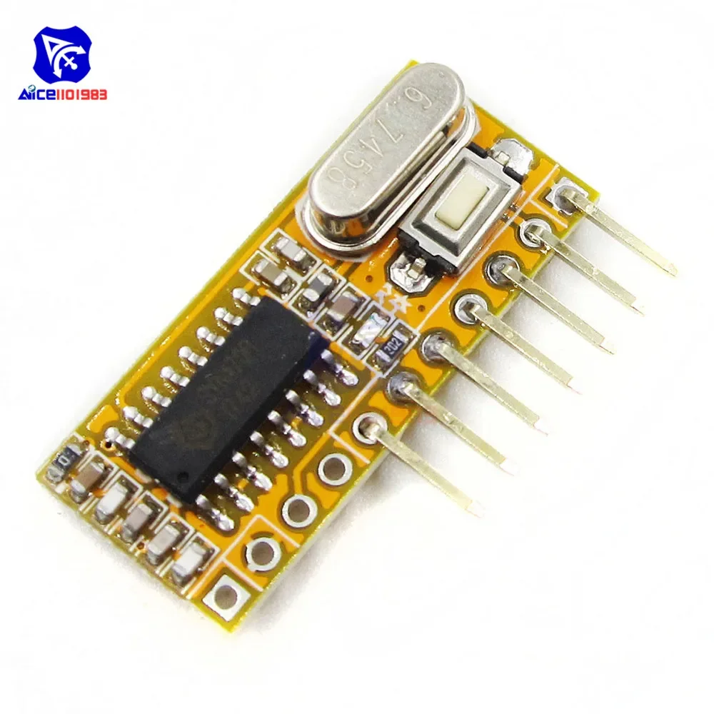 433Mhz Superheterodyne Wireless Receiver Module RXB12/RXB14/RXB8/RXC6/RXB6 for Arduino AVR 3.3 -5.5V