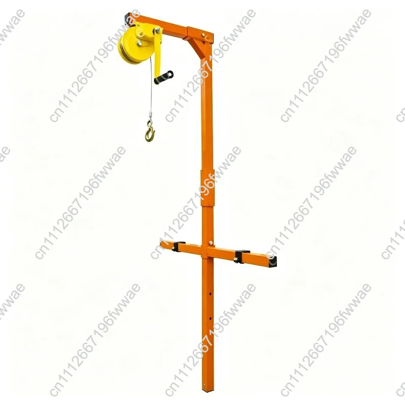 For 3P Air Conditioner External MachineCraneRepairLift Bracket Portable Lifting Machine Hand-cranked Small Crane Lifting Bracket