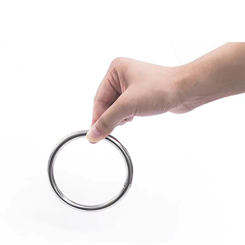 OD 20-100mm Heavy Duty Welded Round O-Rings Thickness 3 4 5 6 8 10mm Solid Ring Yoga Hanging Ring A2 304 Stainless Steel
