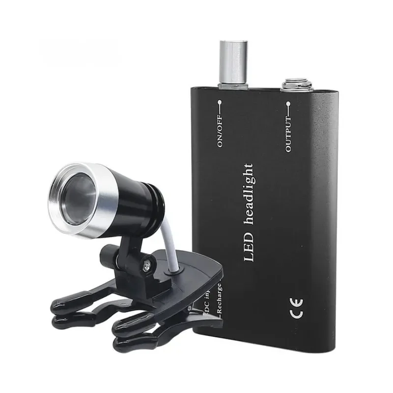 Modern Medical Dental LED Headlights 3W Adjustable Medical Loupe Light with Cassette Design for Oral Examination and