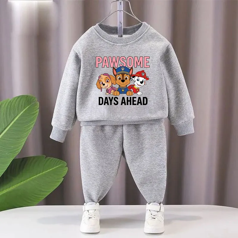Spring Autumn Boys Casual Sweatshirts Sets Kids O Neck Tops and Sport Pants 2pcs Sets Children's Comfortable Outdoor Clothes
