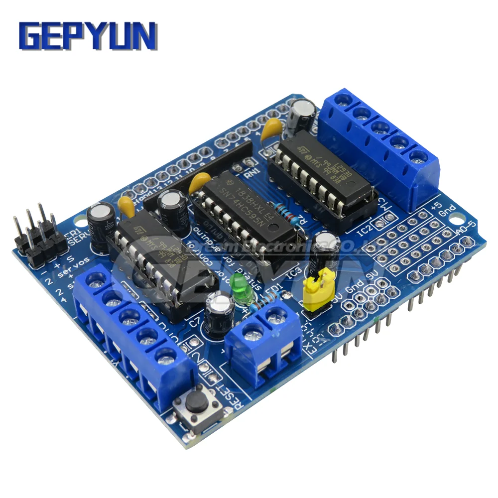 L293D Motor Drive Shield Dual For Arduino Duemilanove Module Motor Drive Expansion Board Motor Control Shield