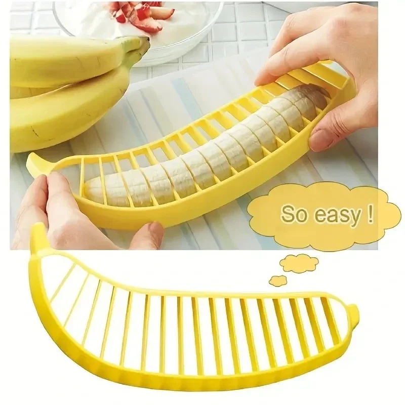 Banana Slicer Banana Cutter Banana Quick Slicing Fruit Salad Fruit Divider Gadgets Kitchen Gadgets  Kitchen Items