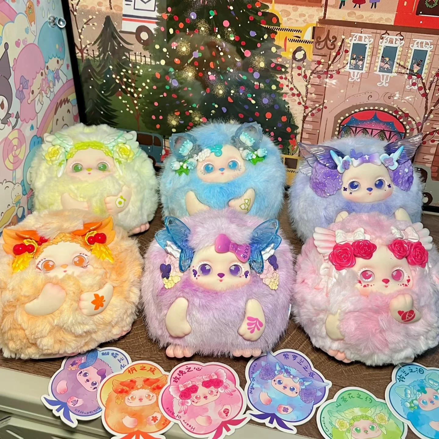 

Original kawaii ornament in stock Letsvan Furili Hana Tian Xian Zong V2 plush toy model figurine trendy blind box toy gift