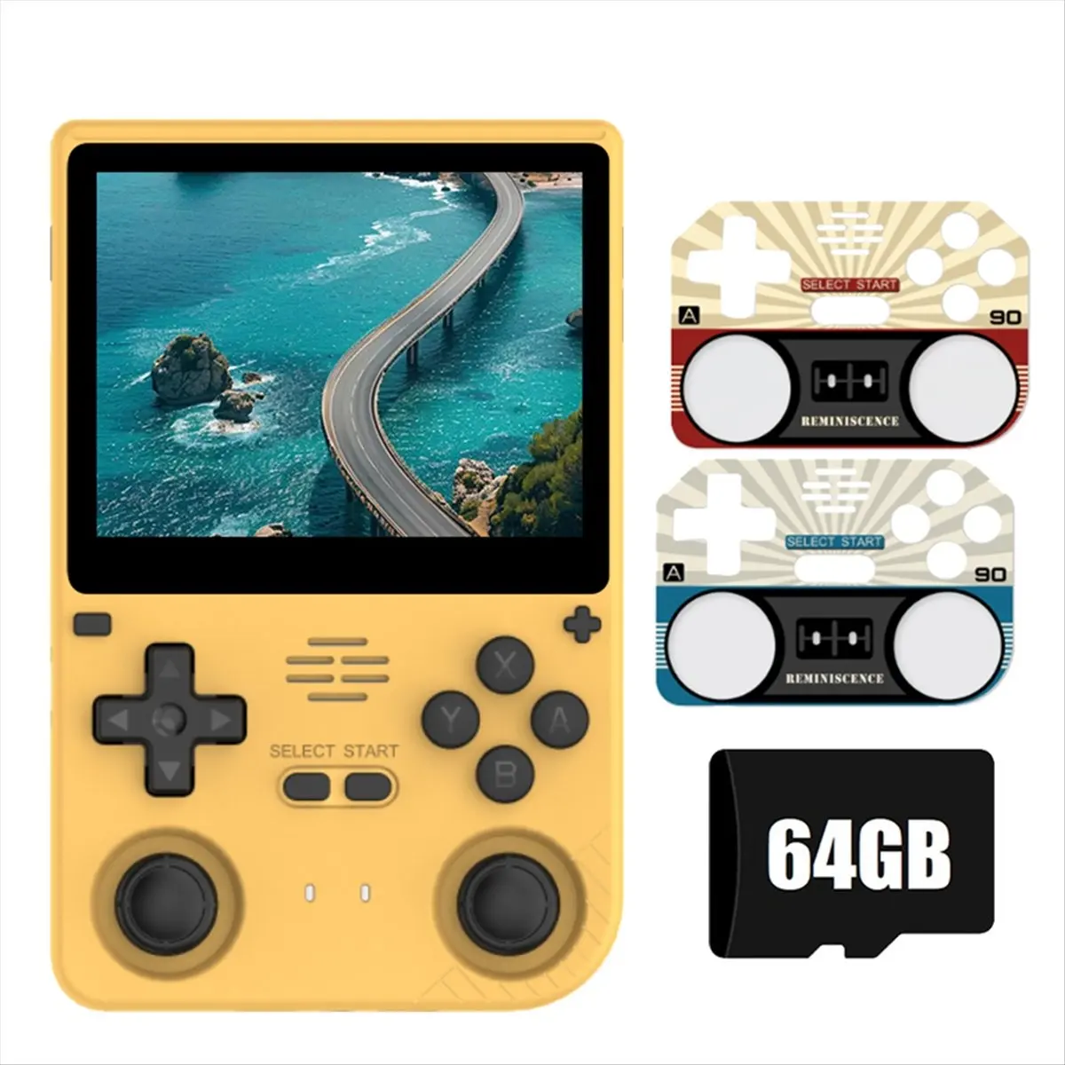 V20 Retro Video Handheld Game Console 64GB 3.5inch IPS HD Screen A133P Open Source Linux for SFC Simulators B view 2