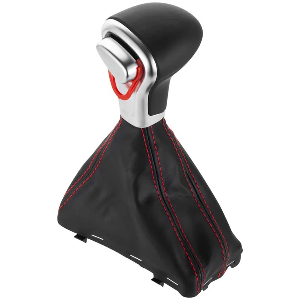 Car Maintenance Black Gear Shift Knob Boots Automatic Shift Knob Comfortable Grip Dust Proof Design Elegant Visual
