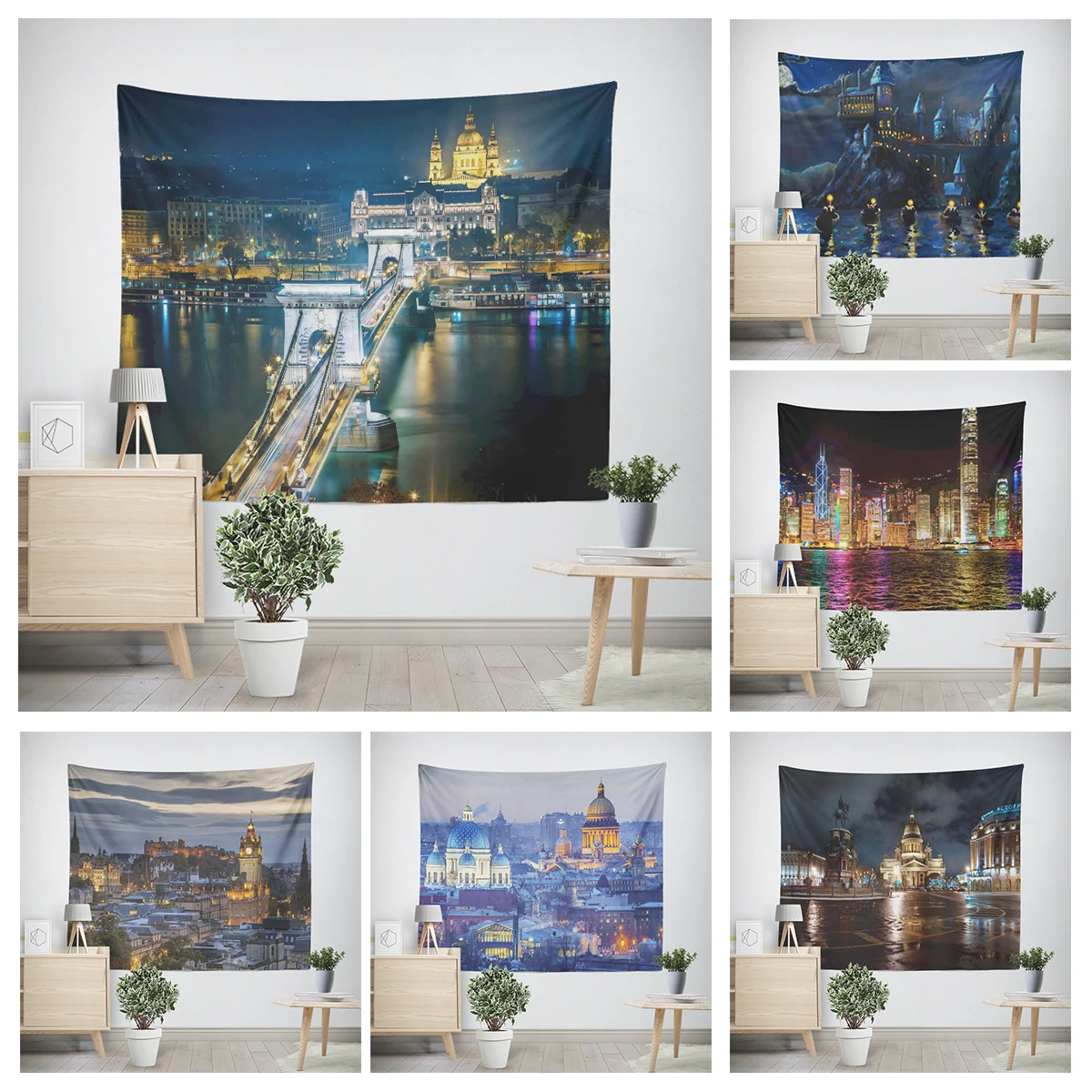 Home decorations Oil painting style room decor wall tapestry aesthetic bedroom aesthetic wall art large fabric wall tapestry