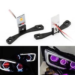 Car Styling Headlight LED DRL Devil Eyes Demon Evil Eyes Multicolor LED Module for Headlight Projector Lens LED Headlights 12V