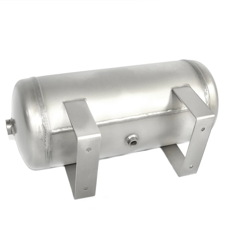 10L Small Horizontal 304 Stainless Steel Air Storage Tank Vacuum Buffer Air Pressure Tank