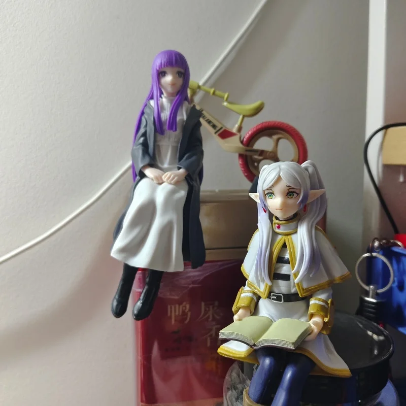 Anime além da jornada final frieren figura samambaia figuras de ação bonito stark estatueta modelo decoração bonecas réplica edição brinquedos pvc