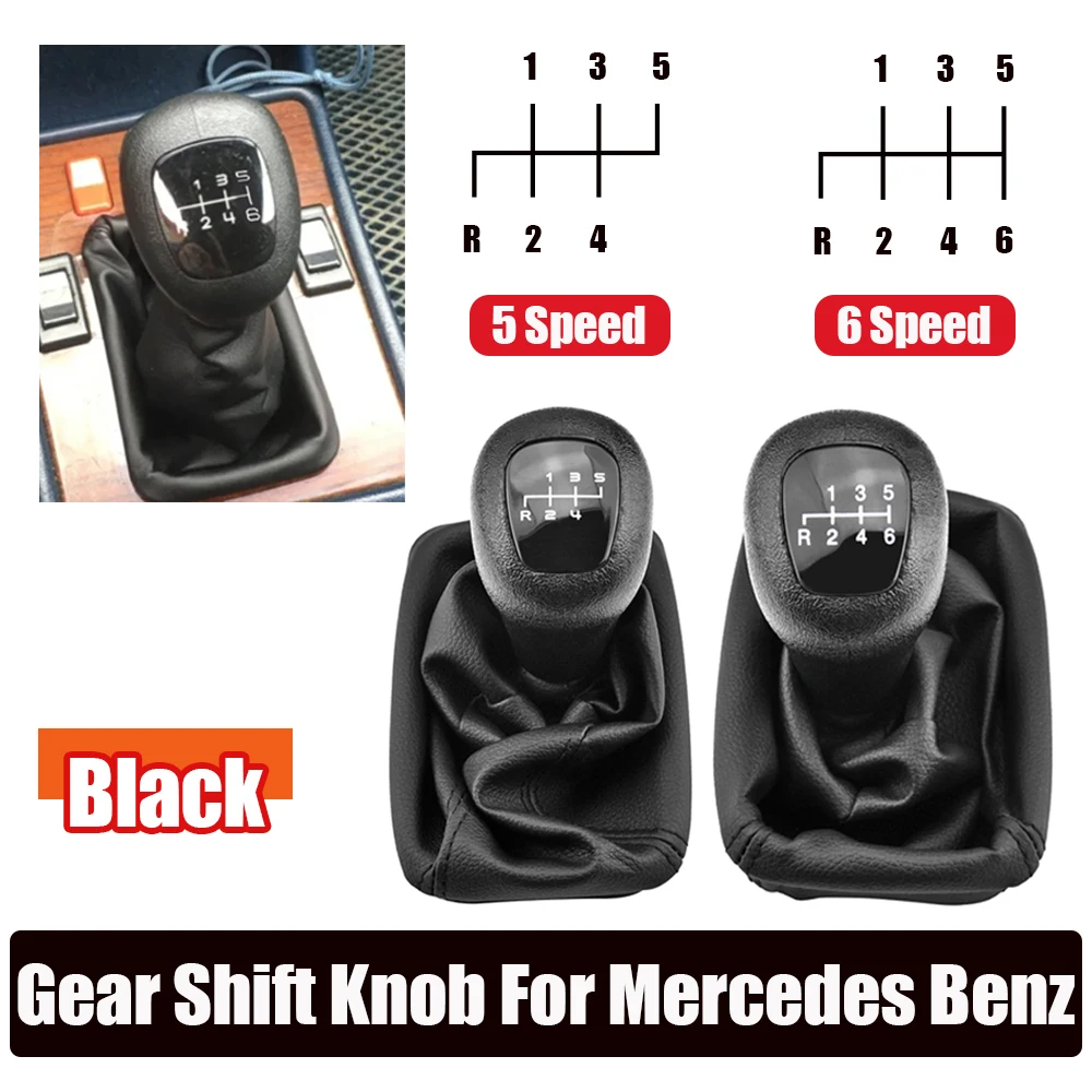 

For Mercedes C-Klasse Limousine W202 1993-2000 Manual Gear Shift Knob Lever Handle High Quality 5 6 Speed