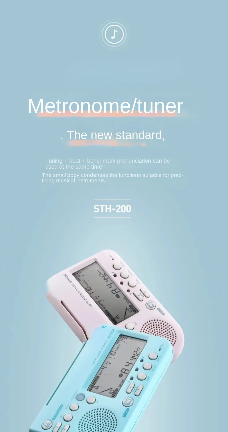 Violin Special Tuner Electronic Metronome Cello Saxophone Flute Tube Music Universal