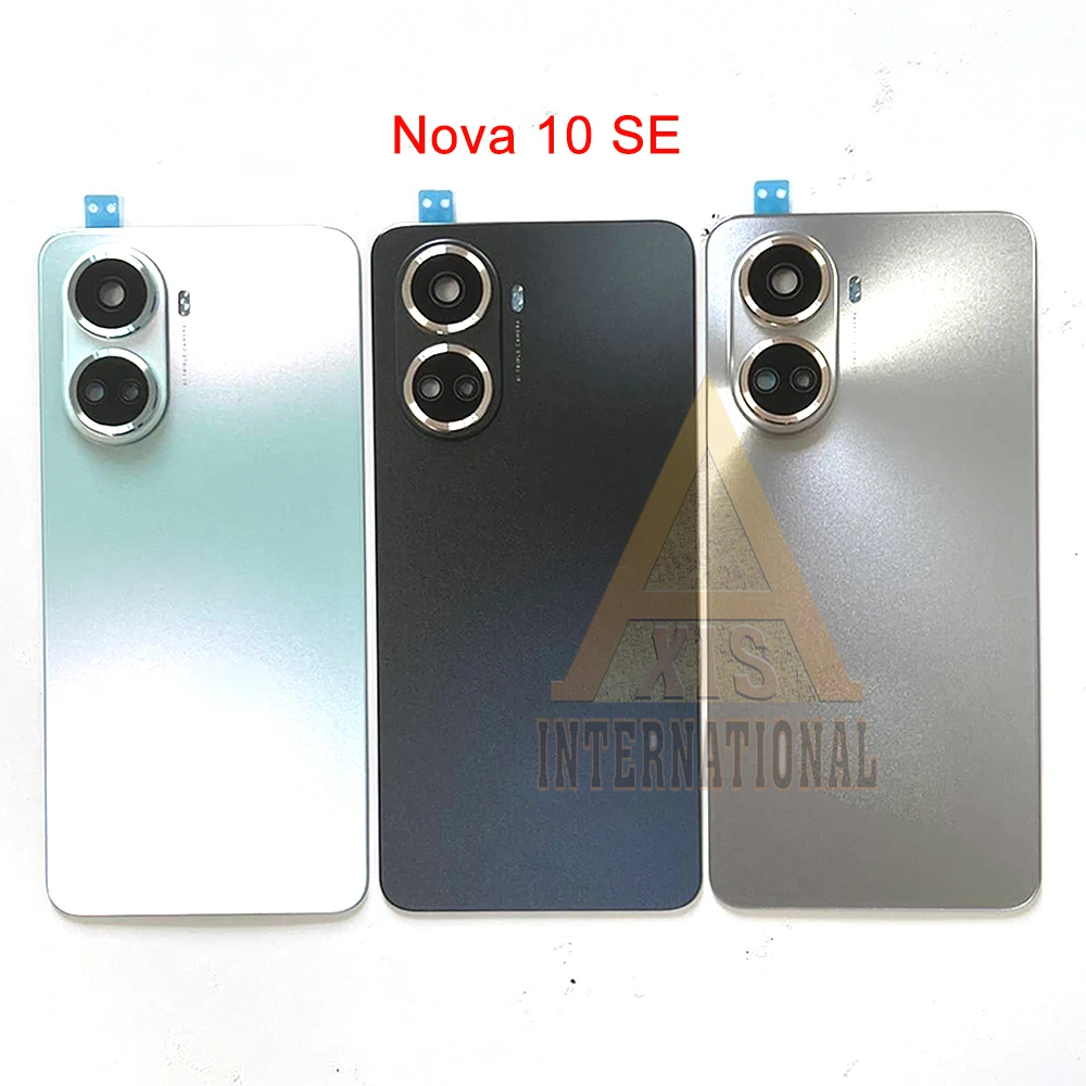 6.67\'\' Grade AAA For Huawei nova 10 SE Back Cover 10SE Battery Cover Housing+Camera Frame Lens For Nova10 SE BNE-LX1 Back Case