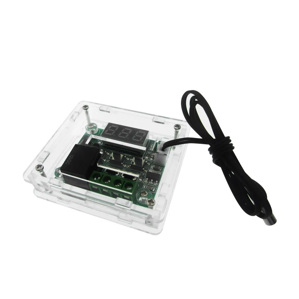 1pcs W1209  Mini thermostat Temperature controller Incubation thermostat temperature control switch red XH-W1209