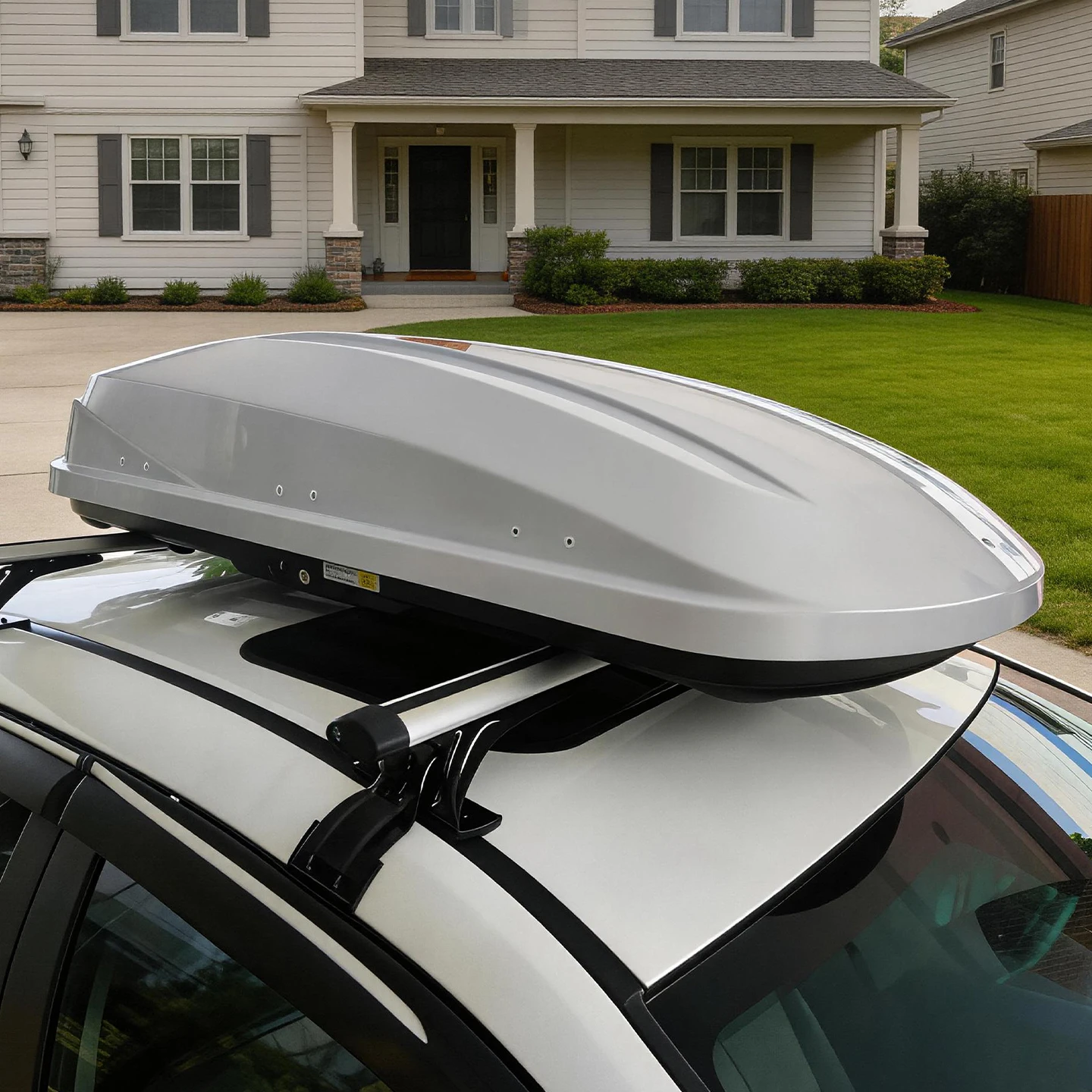 Wholesale Ultra Car Roof Cargo Rack Box Universal Abs Sports Style Roof Luggage Carrier Ultra Thin Storage Solution Car Roof Box